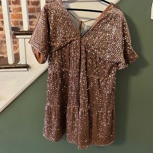 Sequined party dress